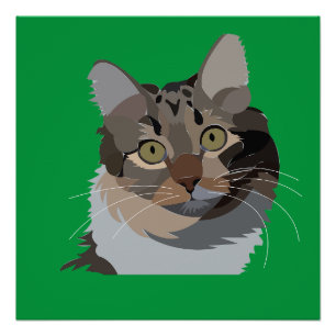 Cat Animal Pet Cat Lover Poster