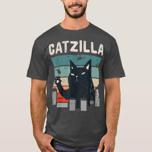 Cat Apparel Catzilla  T-Shirt