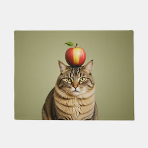 Cat Apple Doormat