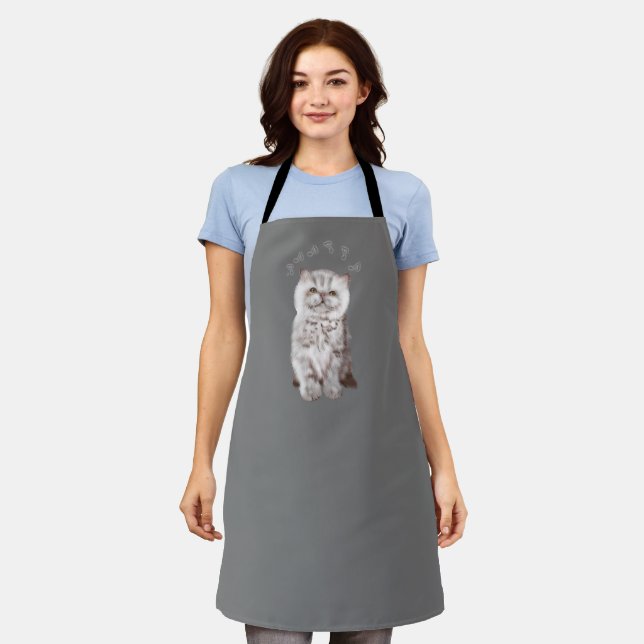 cat apron (Worn)