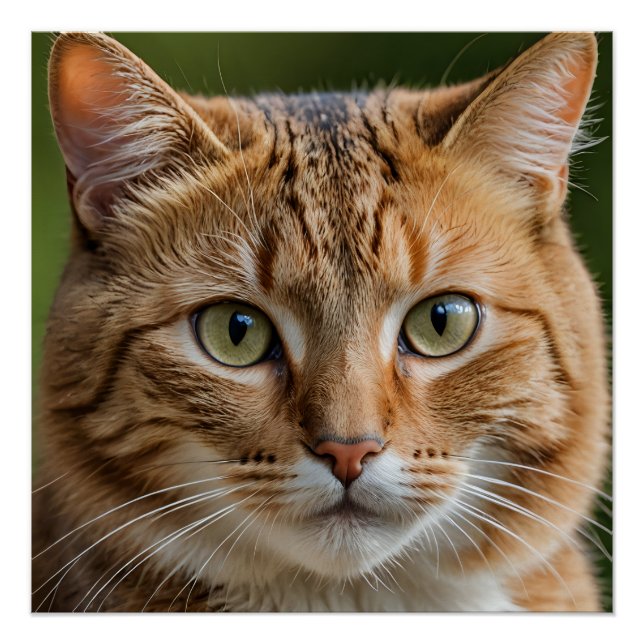 Cat Art 20" x 20", Poster Paper (Semi-Gloss) (Front)