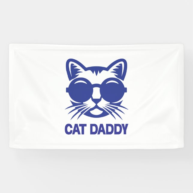 Cat Art Cat Daddy Banner (Horizontal)