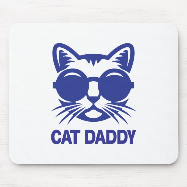 Cat Art Cat Daddy Mouse Pad (Front)