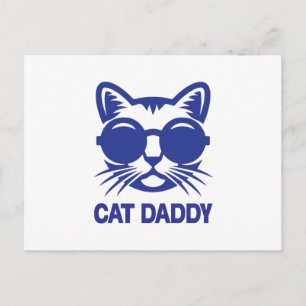 Cat Art Cat Daddy Postcard