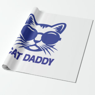 Cat Art Cat Daddy Wrapping Paper