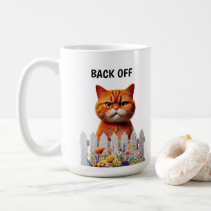 CAT ART - Cat Humour Back OFF Office Coffee Mug