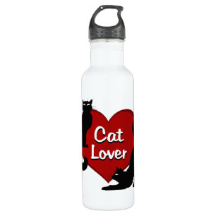 Cat Art Cat Lover Sport Bottles