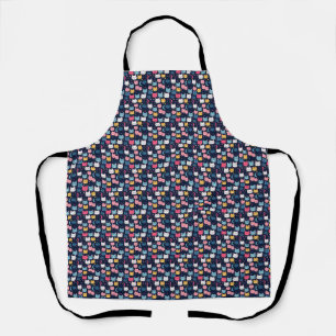 Cat Art Cute Cat Faces Apron