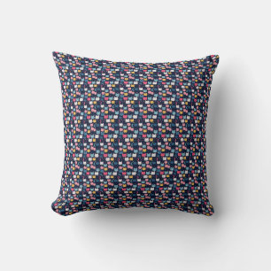Cat Art   Cute Cat Faces Cushion