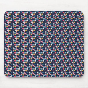 Cat Art Cute Cat Faces Mouse Pad
