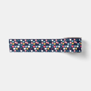 Cat Art   Cute Cat Faces Satin Ribbon