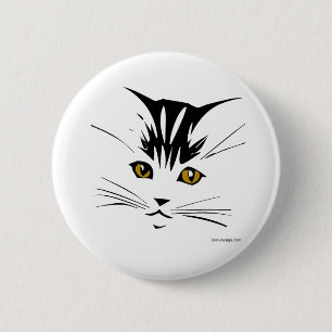 Cat Art Design Buttons