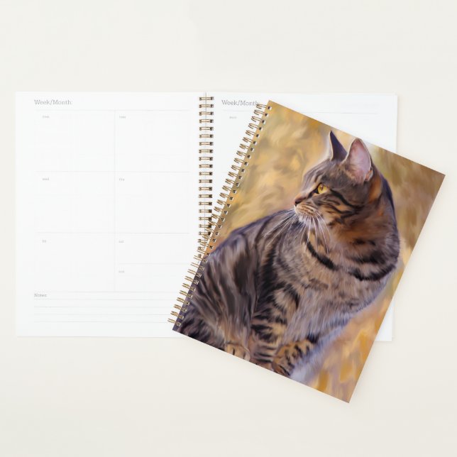 Cat Art Portrait Planner (Display)