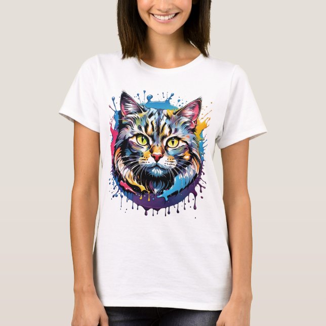 cat art! T-Shirt (Front)