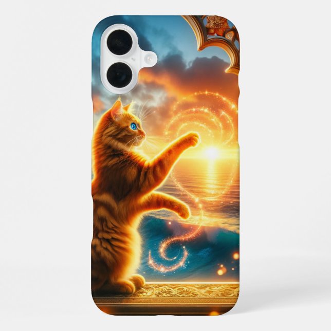 Cat Artwork Phone Case (Back)