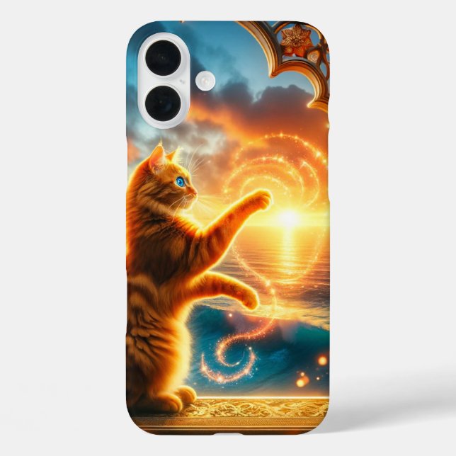 Cat Artwork Phone Case (Back)