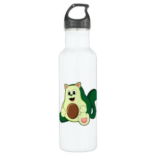 Cat as Avocado 710 Ml Water Bottle
