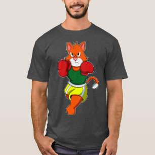 Cat as Boxer with Boxing gloves T-Shirt