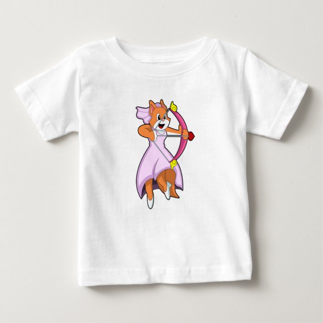 Cat as Bride with Wedding dress.PNG Baby T-Shirt (Front)