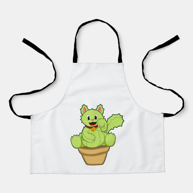 Cat as Cactus Apron (Front)