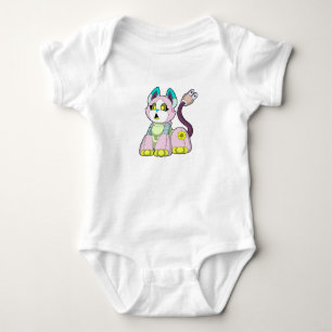 Cat as Robot Baby Bodysuit