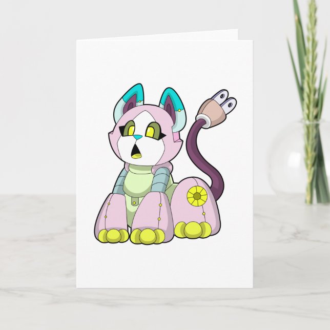 Cat as Robot Card (Front)