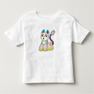 Cat as Robot Toddler T-Shirt