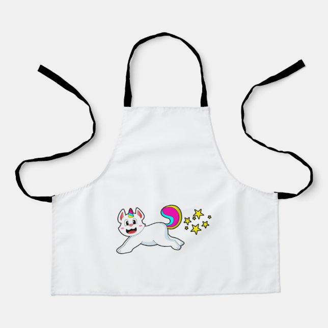 Cat as Unicorn Apron (Front)