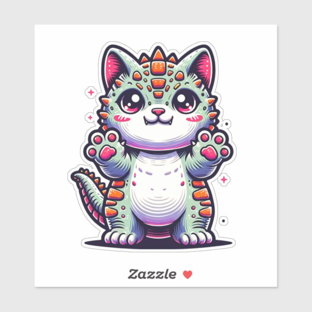 Cat-asaurus Rex in Action (Sheet)