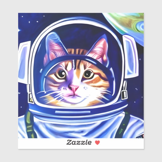 Cat Astronaut in Space  (Sheet)