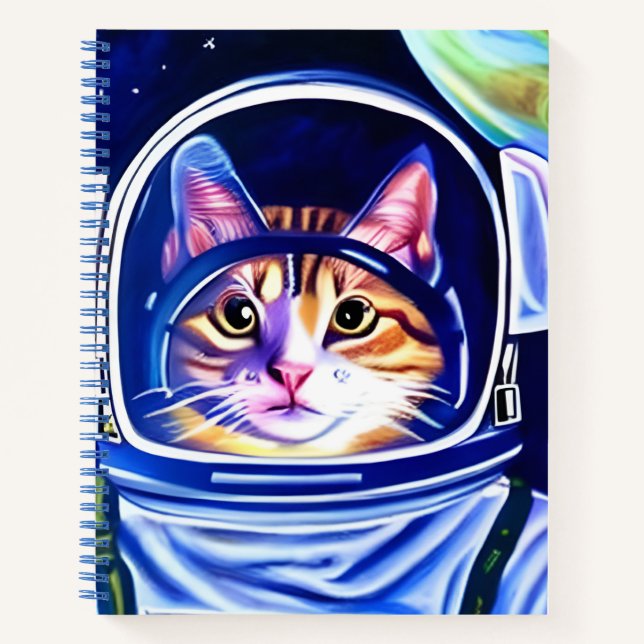 Cat Astronaut in Space Journal (Front)
