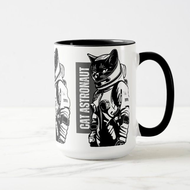 Cat Astronaut  Mug (Right)