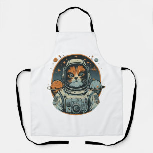 Cat-astronaut on Asteroids Apron