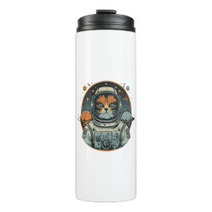 Cat-astronaut on Asteroids Thermal Tumbler