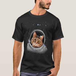 Cat Astronaut Space Astronomy Kids Astronaut Cat T-Shirt