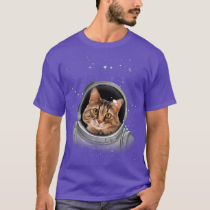 Cat Astronaut Space Astronomy Kids Astronaut Cat T T-Shirt