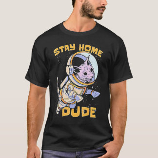Cat Astronaut Space For Men Women Kids T-Shirt