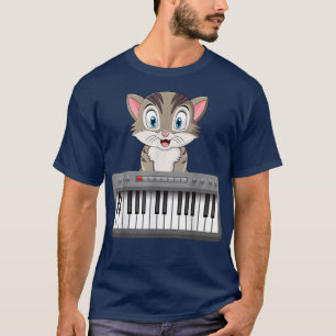 Cat At The Piano T-Shirt