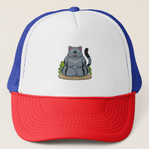 Cat at Yoga Fitness Trucker Hat