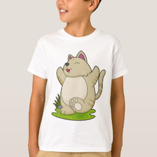 Cat at Yoga T-Shirt