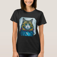 Cat Ate The Canary Feather | Colourful Portrait Ar