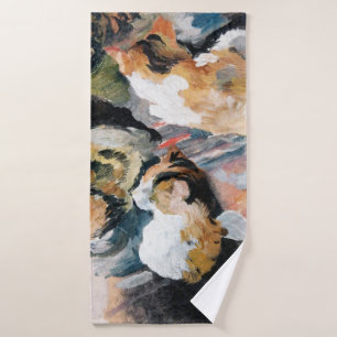 Cat, August Macke Bath Towel
