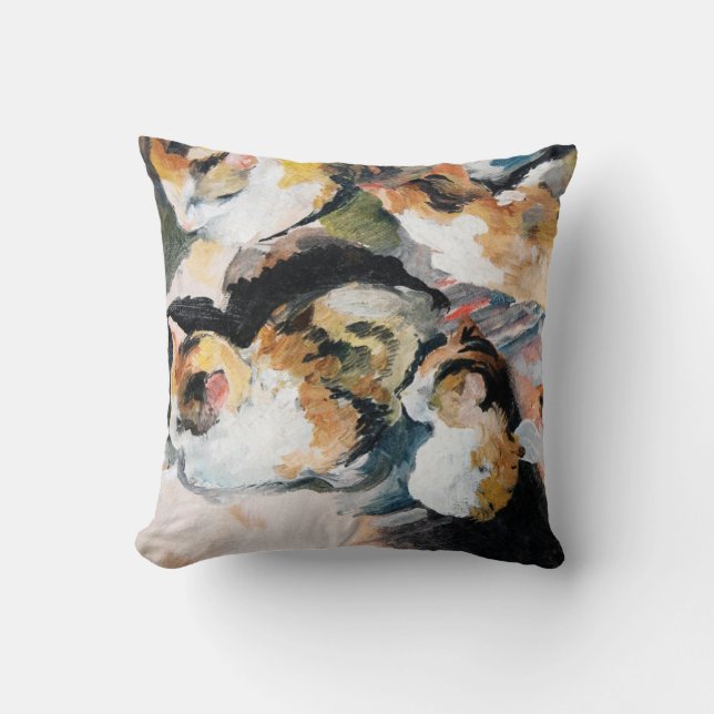 Cat, August Macke Cushion (Front)