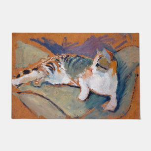 Cat, August Macke Doormat