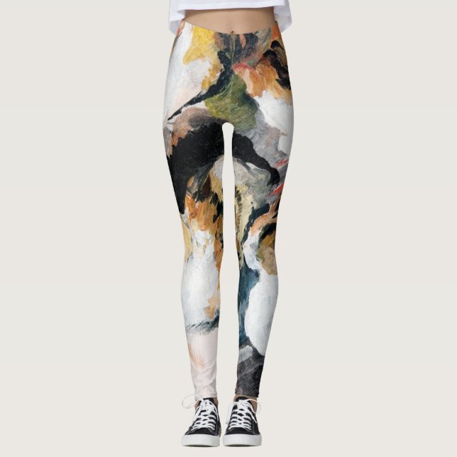 Cat, August Macke Leggings (Front)