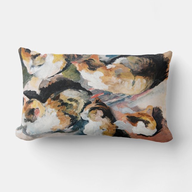 Cat, August Macke Lumbar Cushion (Front)
