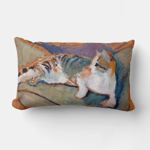 Cat, August Macke Lumbar Pillow