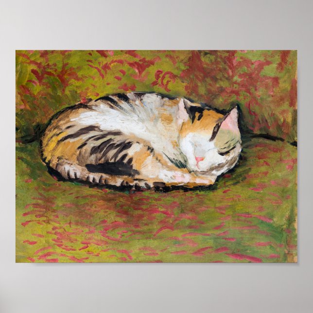 Cat, August Macke Poster (Front)