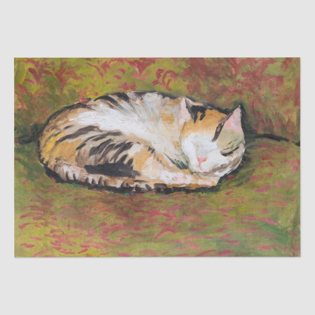 Cat, August Macke Tissue Paper (Front)