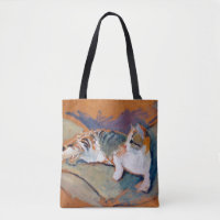 Cat, August Macke Tote Bag